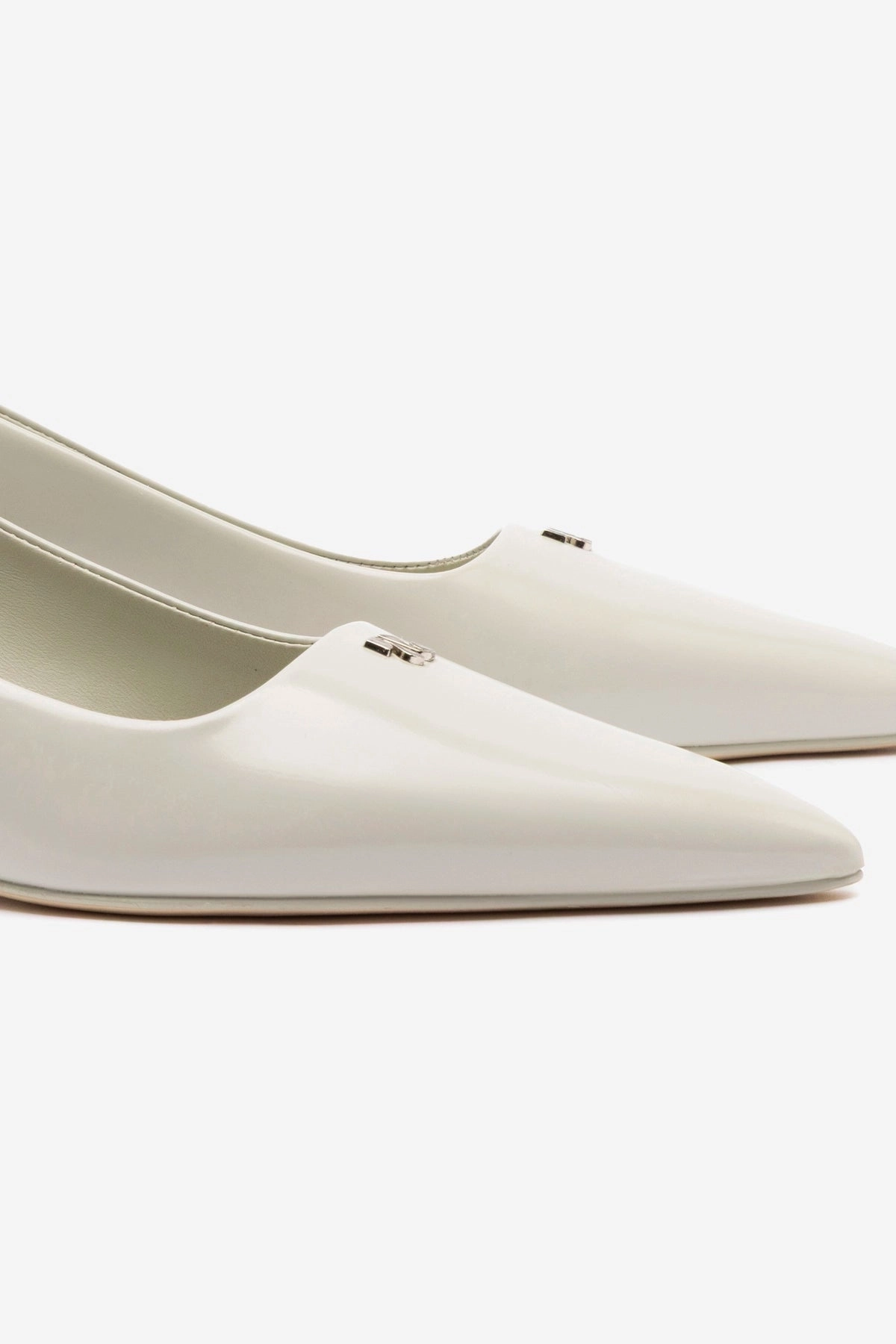 Ruth Pump In Gray Box Leather orthopedic