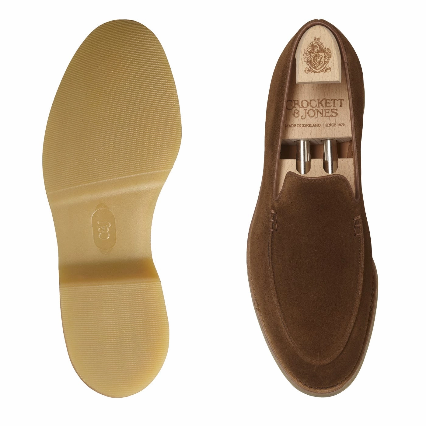 Salcombe 2 Snuff Suede Anti Slip Outsole Airport Easy
