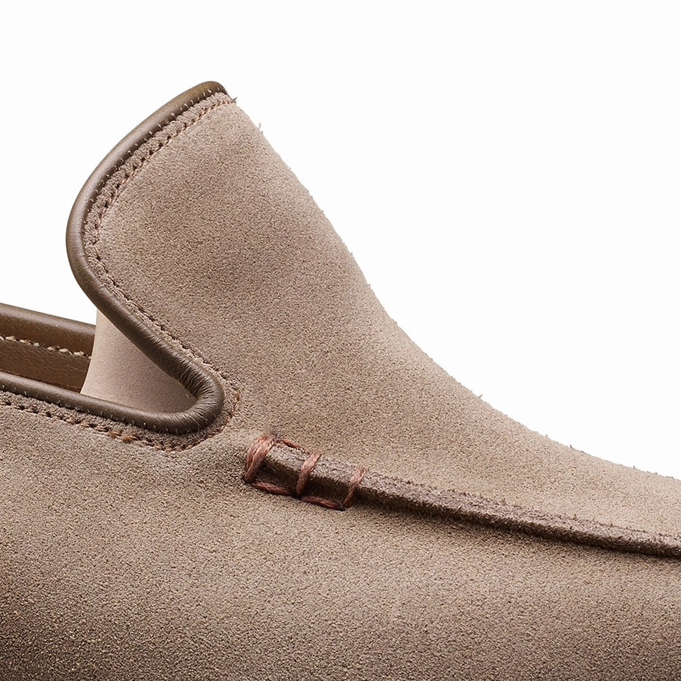 Steady Pace Salcombe Khaki Suede