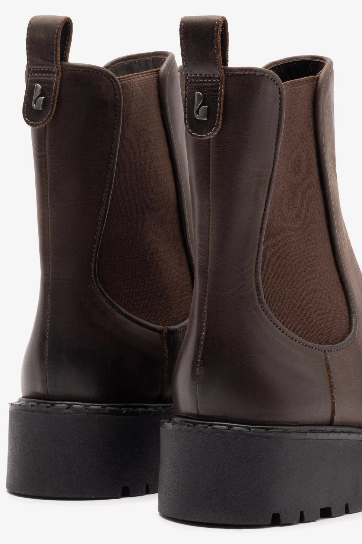 forest walk Sancha Boot In Brown Shadow Leather