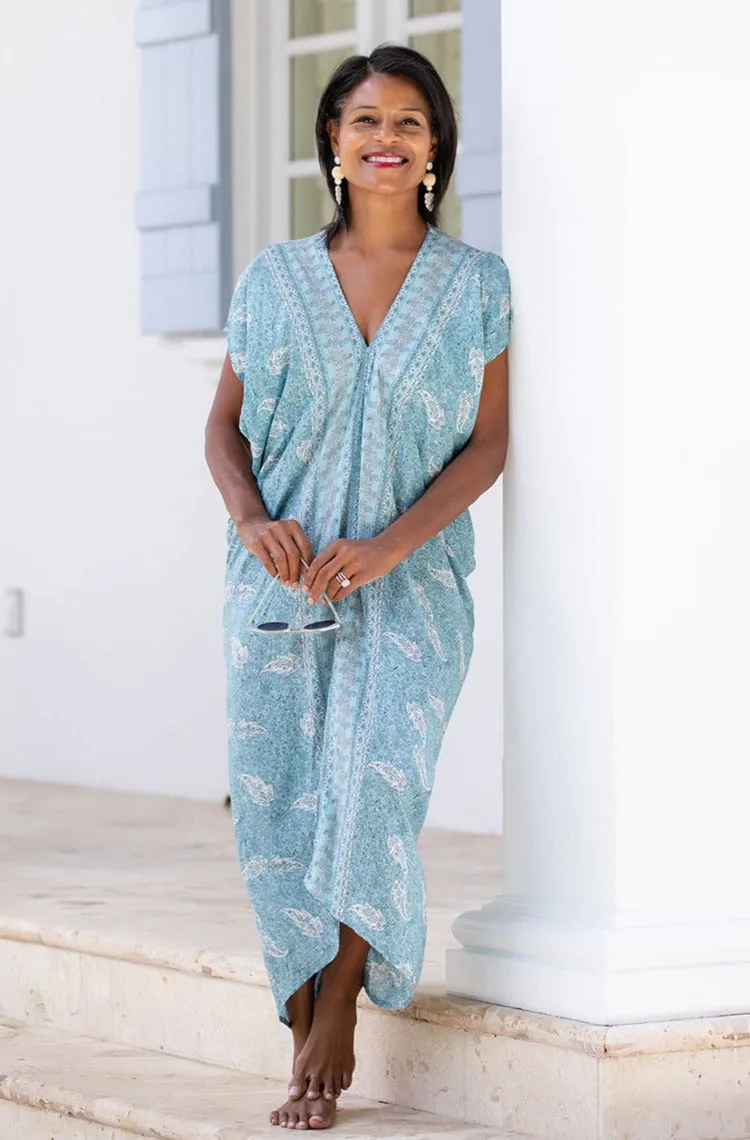 All weather Flexible Comfort Santorini Kaftan / Sea Mist