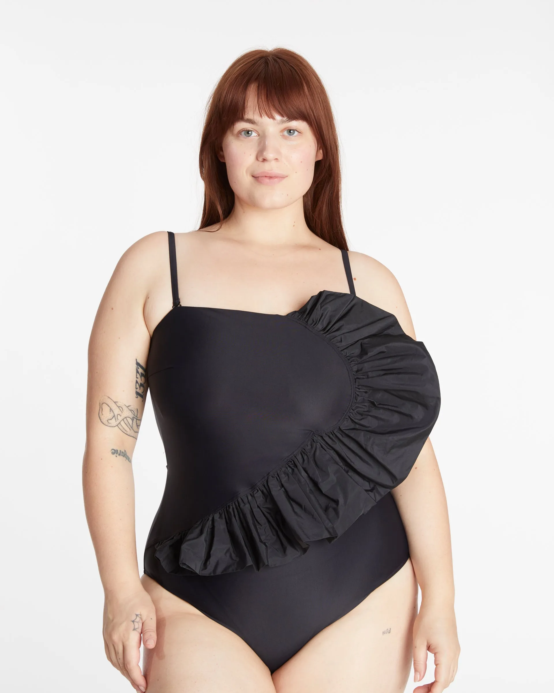 Full Coverage Back Multipocket Feature Sarita One-Piece