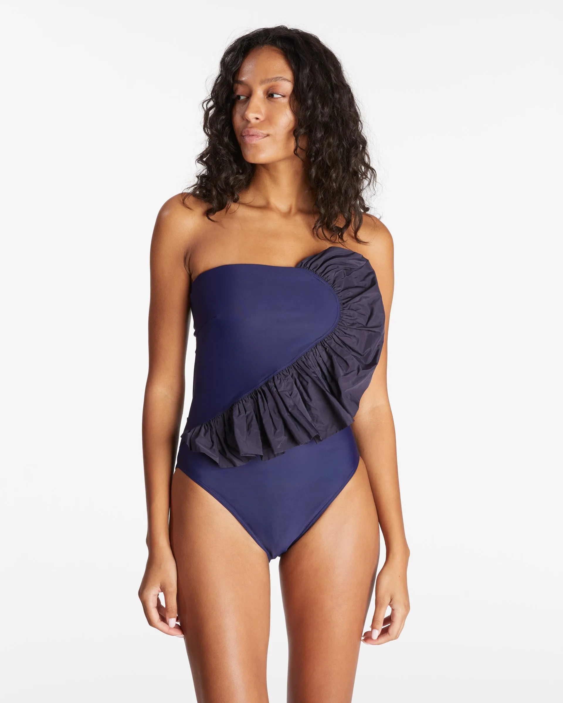 Sun Protective Layer Reinforced Stitching Sarita One-Piece