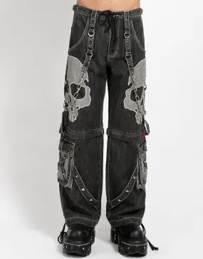 SCARE DARK STREET PANT BLACK DENIM Durable Utility