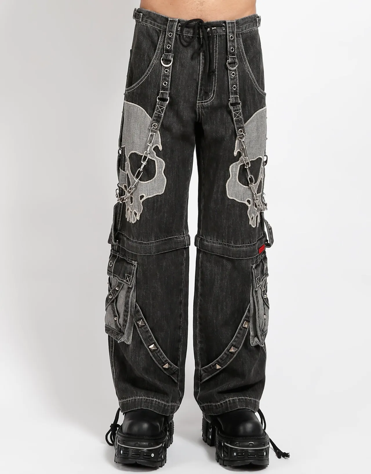 SCARE DARK STREET PANT BLACK DENIM Durable Utility