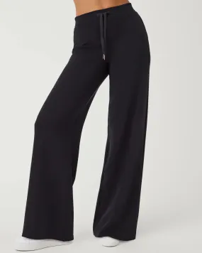 QuickDryConstruction SPANX AirEssentials Wide Leg Pant in Very Black