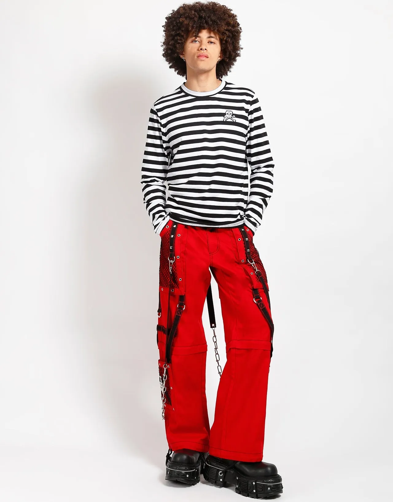 SYMBOL PANT RED Performance Design Fit Casual Wearable