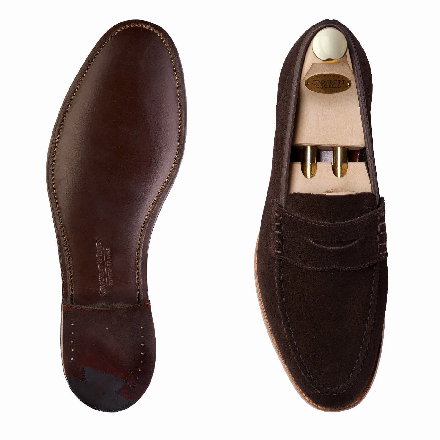 Elegant Casual Even Guard Seaton Dark Oak Suede