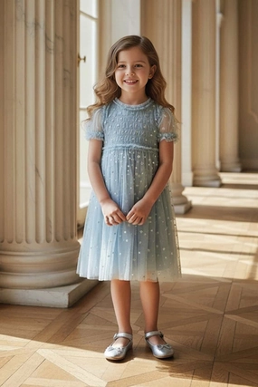 Sequin Giselle Kids Dress SnagFreeKnit