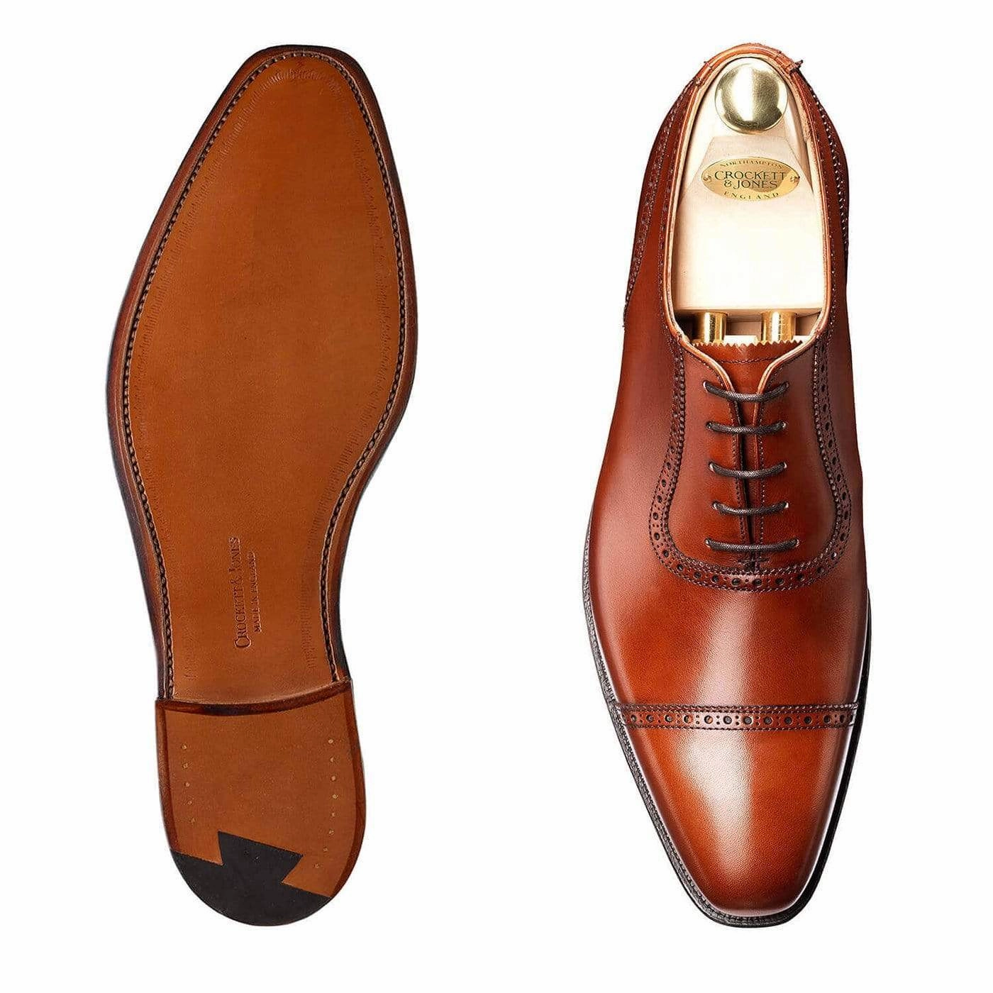 Westbourne Chestnut Burnished Calf Fashionable Padded Tongue