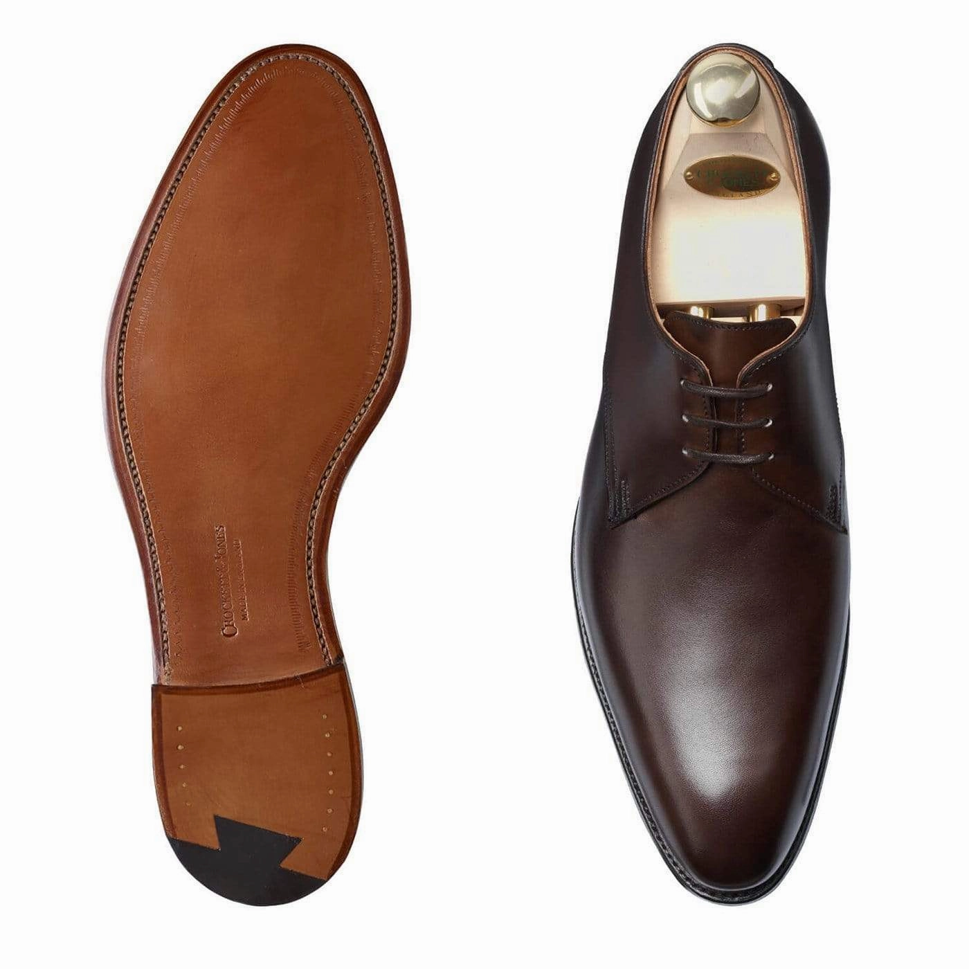 Everywhere Fit Hoxton Dark Brown Burnished Calf