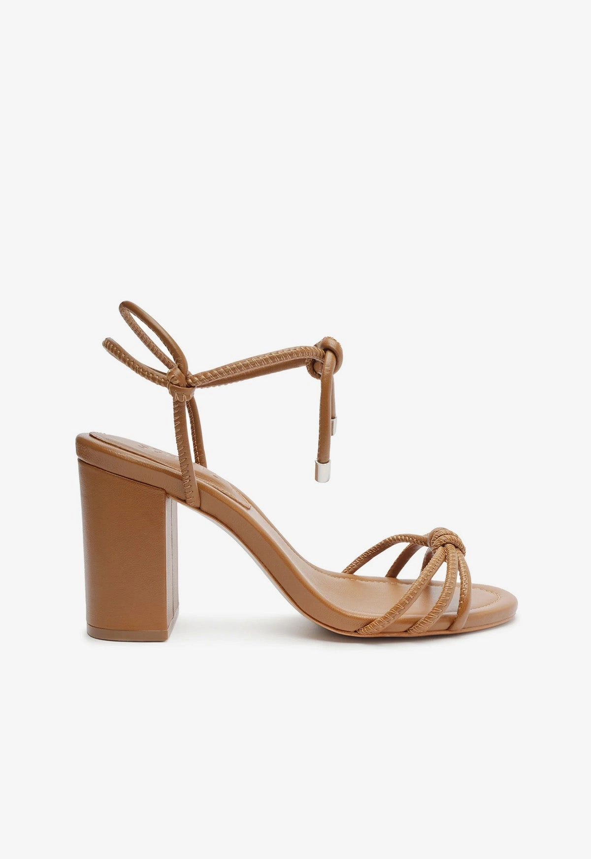 Modern Bold Kate High Block Leather Sandal
