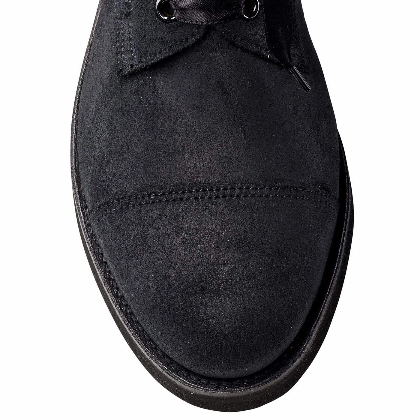Ella Black Rough-Out Suede Comfort And Durability