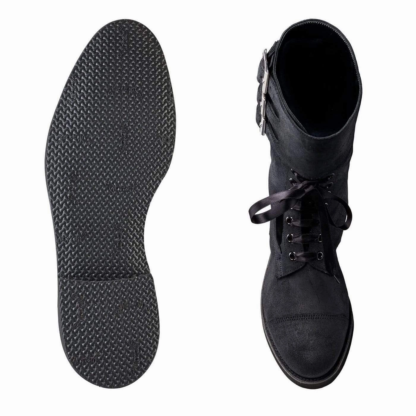 Rough Walk Ella Black Rough-Out Suede