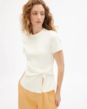 Reinforced Hems Short Sleeve Carlita Top