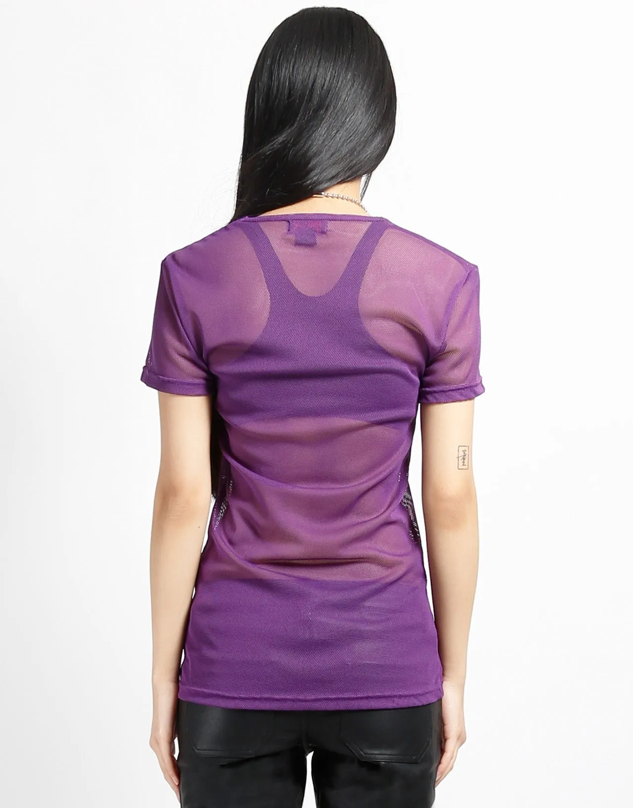 Airflow Vents SHORT SLEEVE FISHNET PURPLE