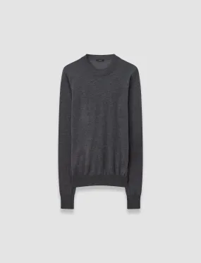 Cashair Round Neck Jumper Non Restrictive Cuff