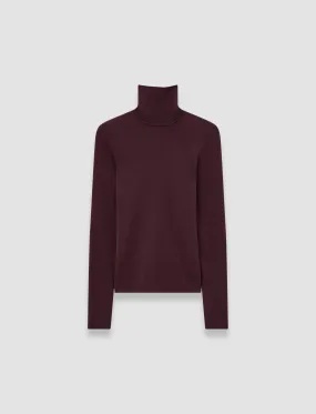 Fashion Fit Silk Stretch High Neck Top