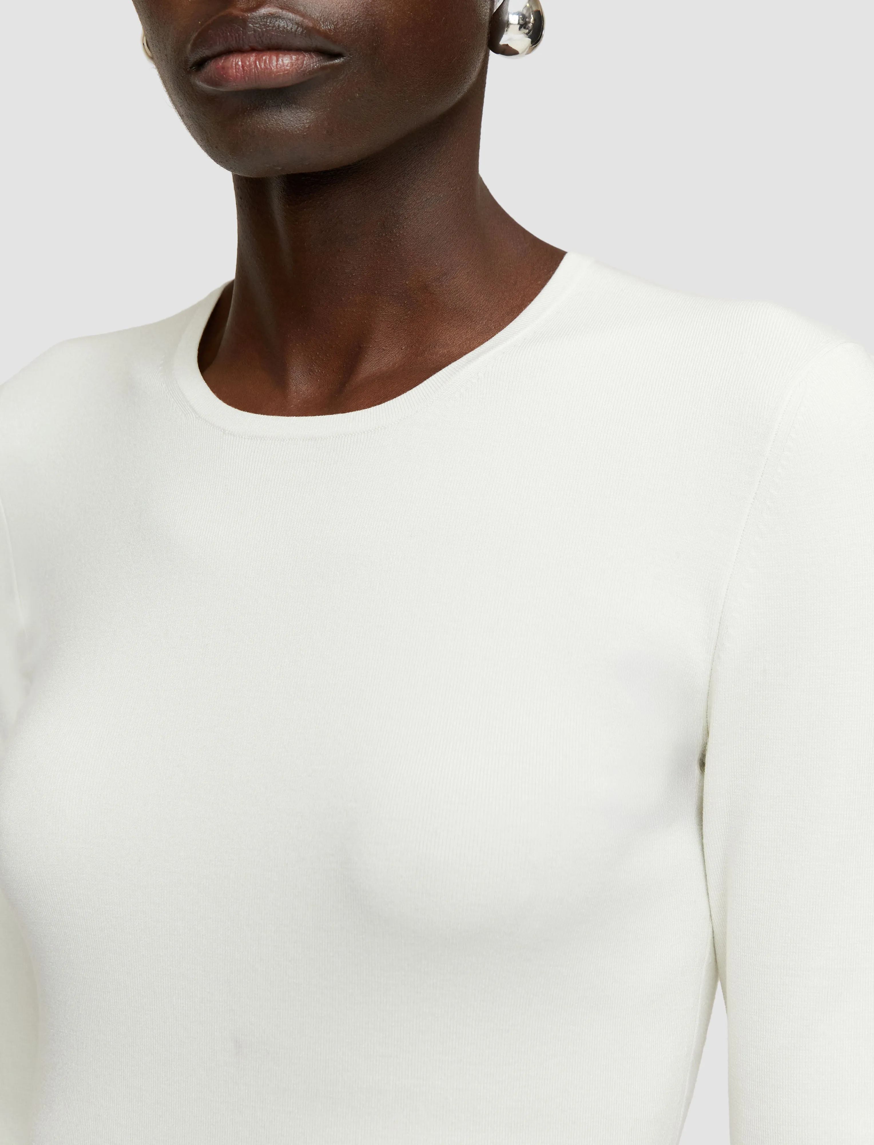 Multi Layer Weaving Silk Stretch Top