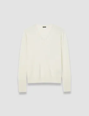 Light Pure Cashmere V Neck Jumper Simple Layered