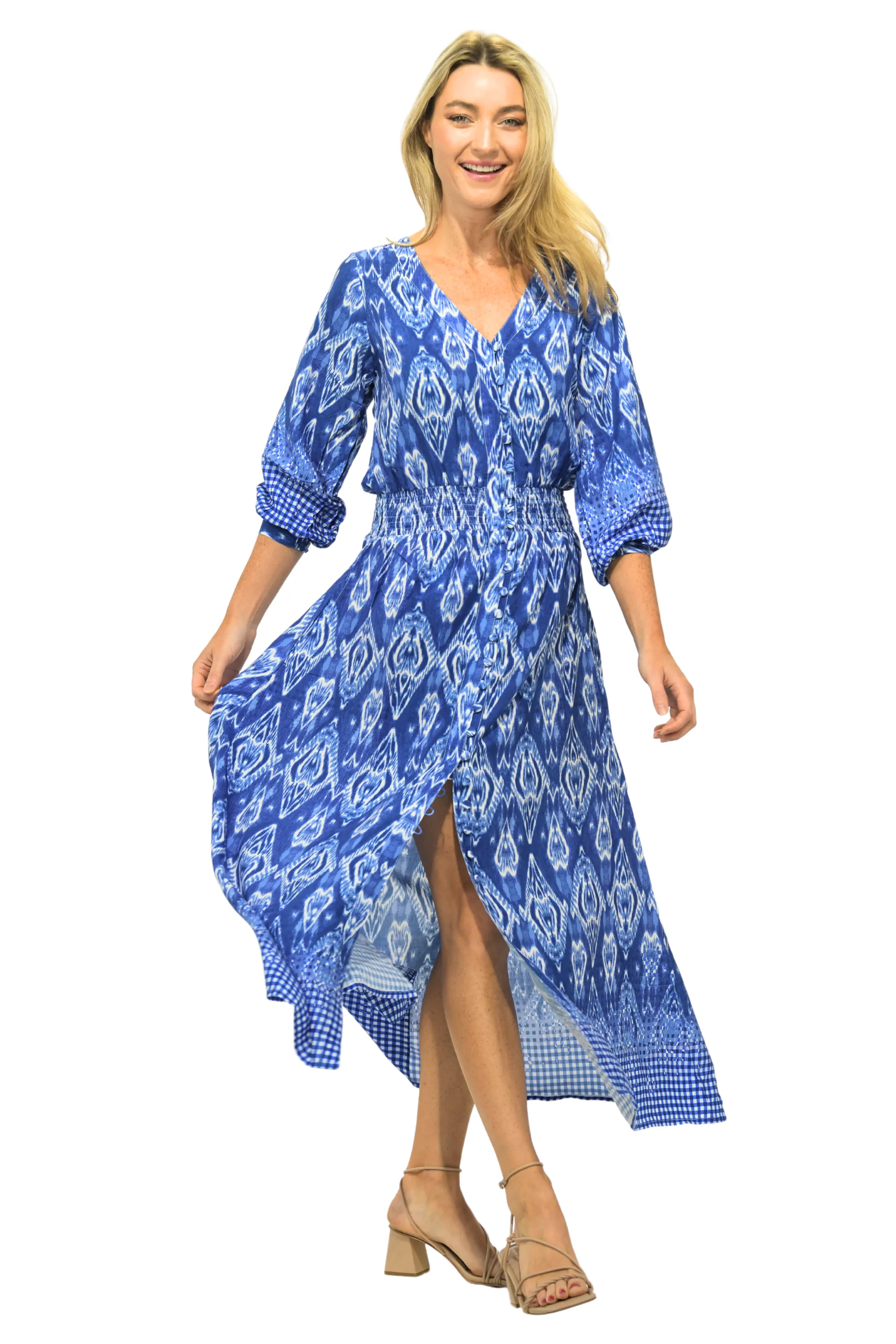 Kelsey Dress Long / Marine Bold Fashion