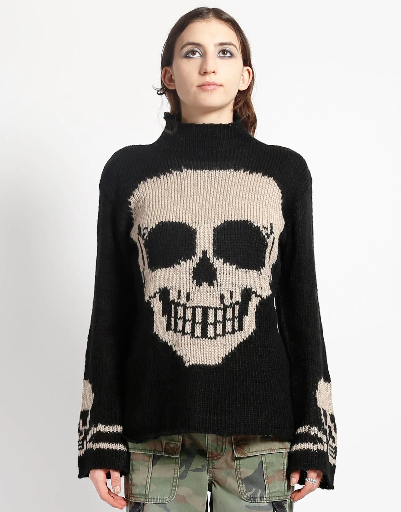 SKULL SWEATER IVORY SKULL ErgonomicShape
