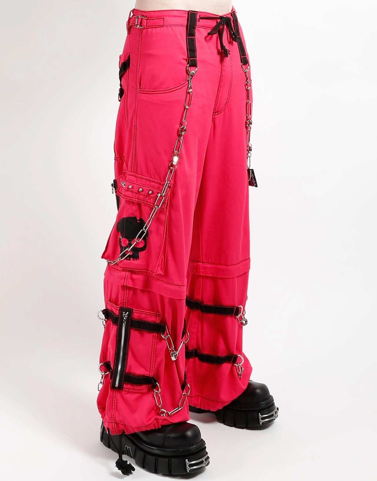 SKULL ZIP OFF PANT PINK QuickReleaseClosures