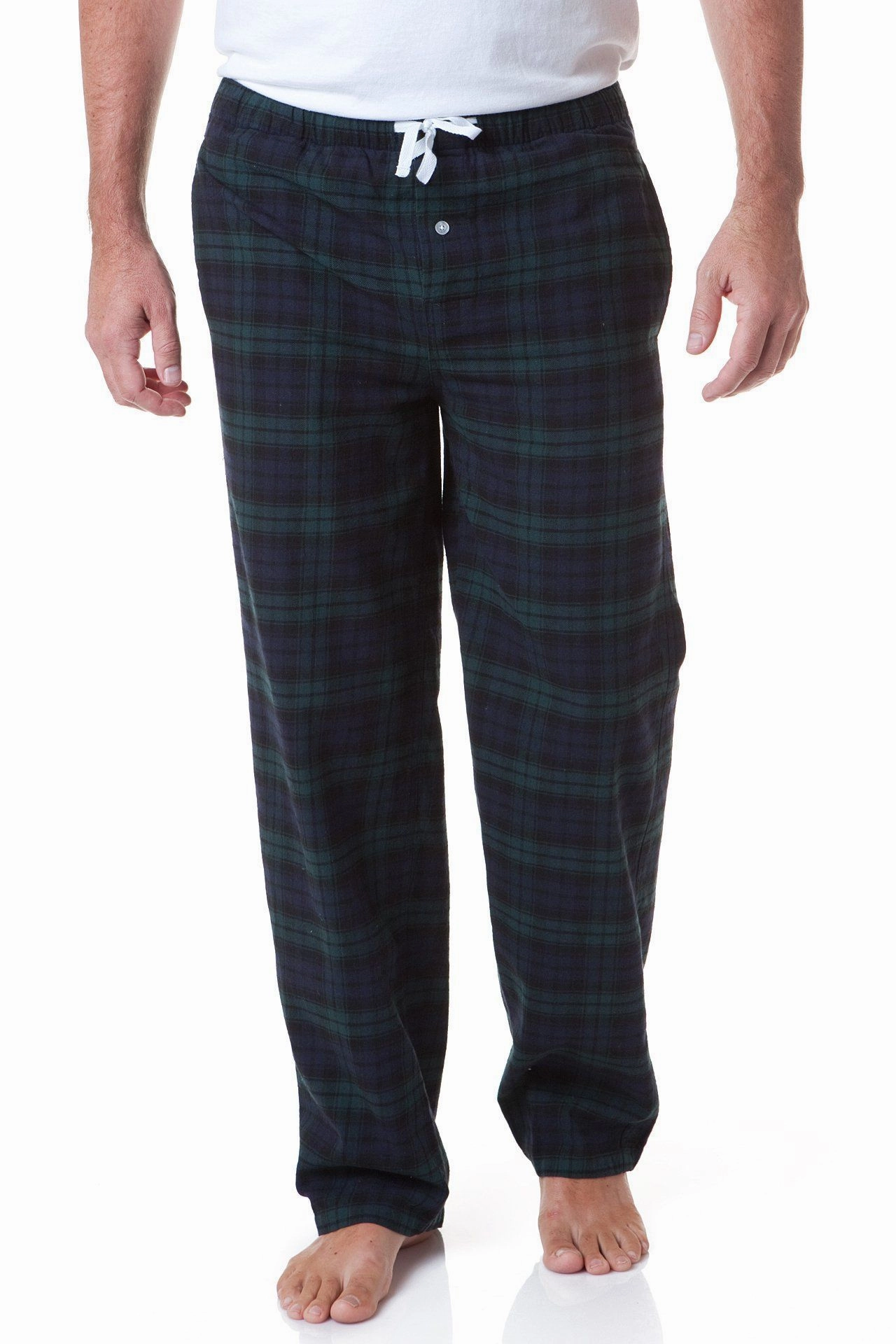 Anti Static Fabric Sleeper Pant Flannel Blackwatch Plaid
