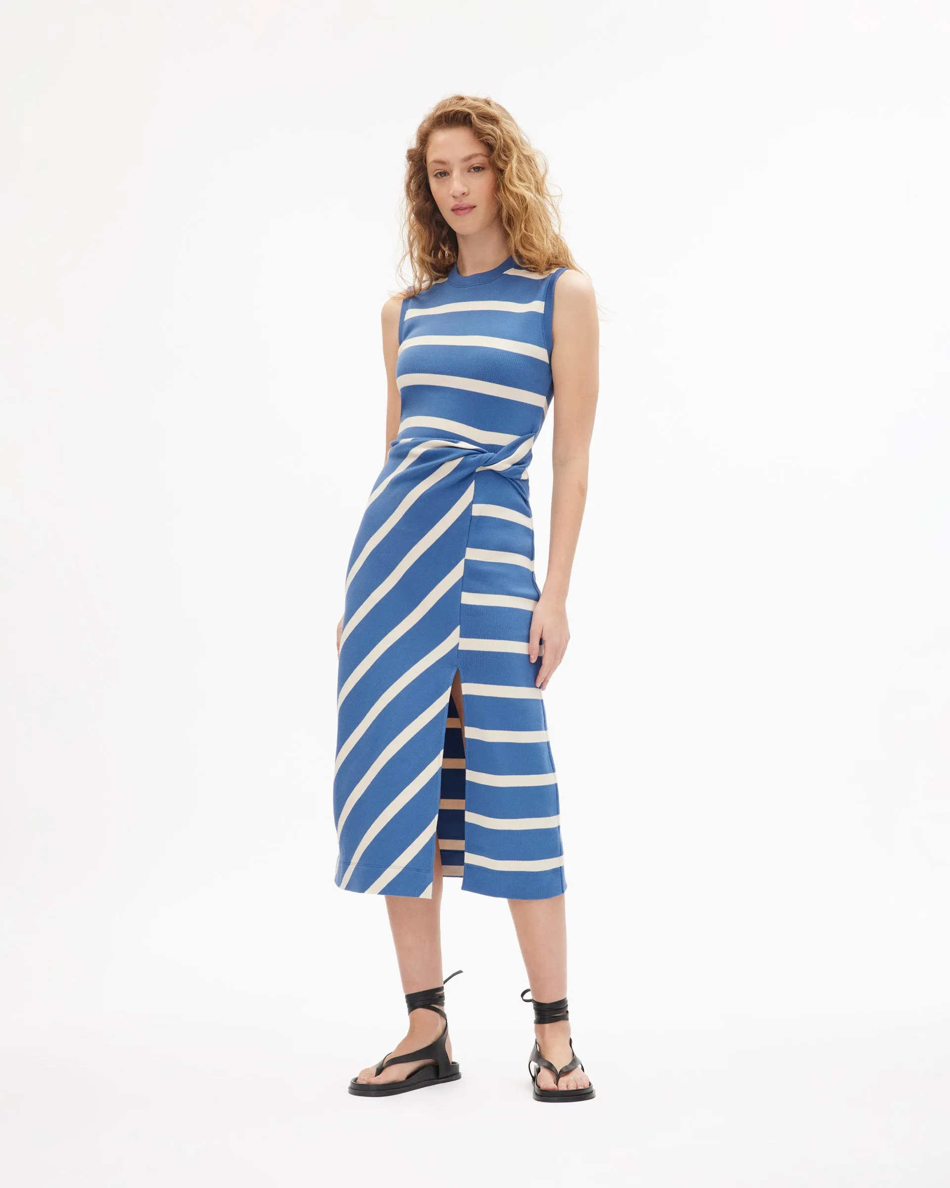 Urban Classic Sleeveless Striped Cody Dress