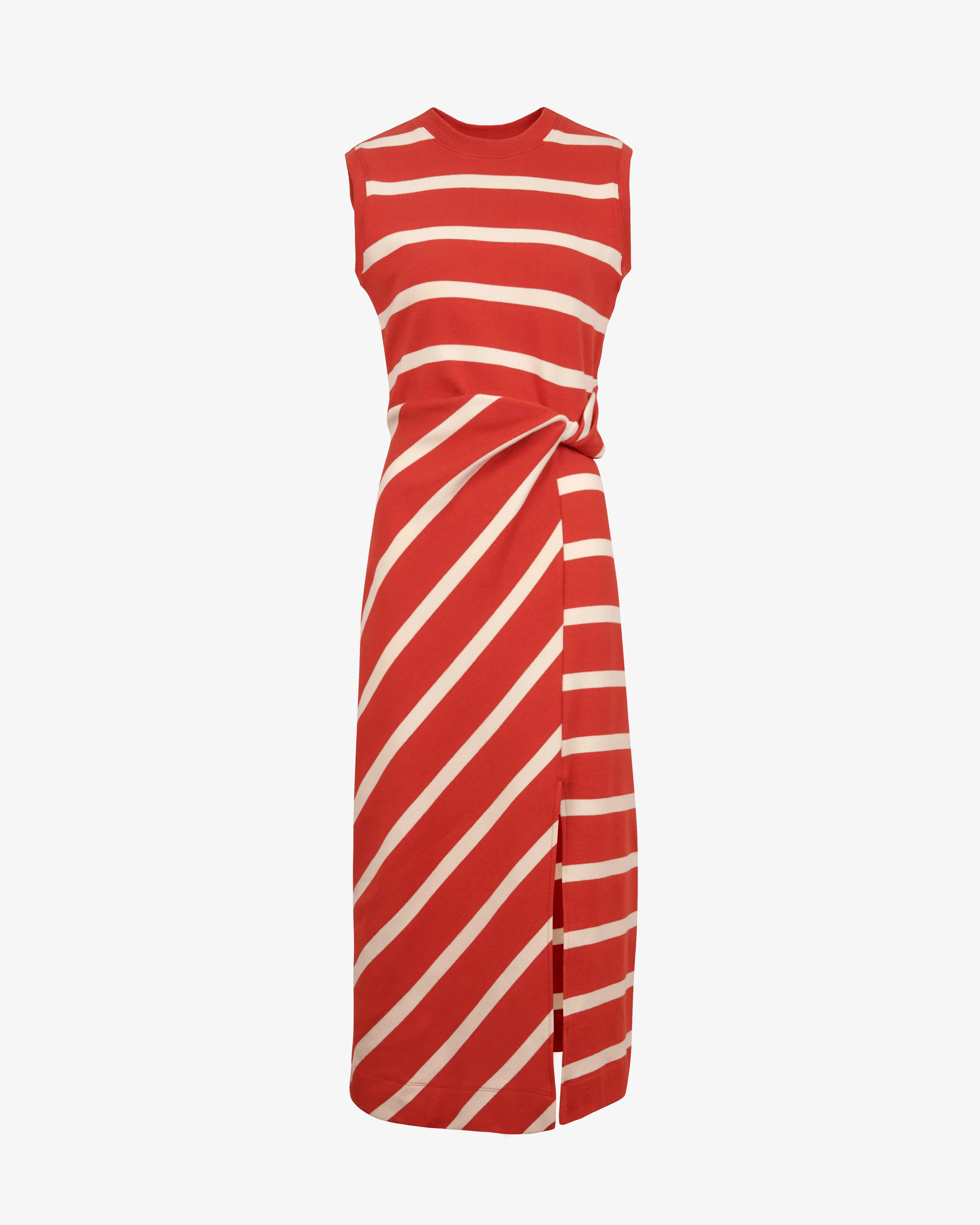 Sustainable Material Sleeveless Striped Cody Dress
