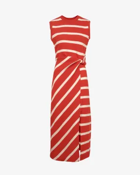 Sustainable Material Sleeveless Striped Cody Dress