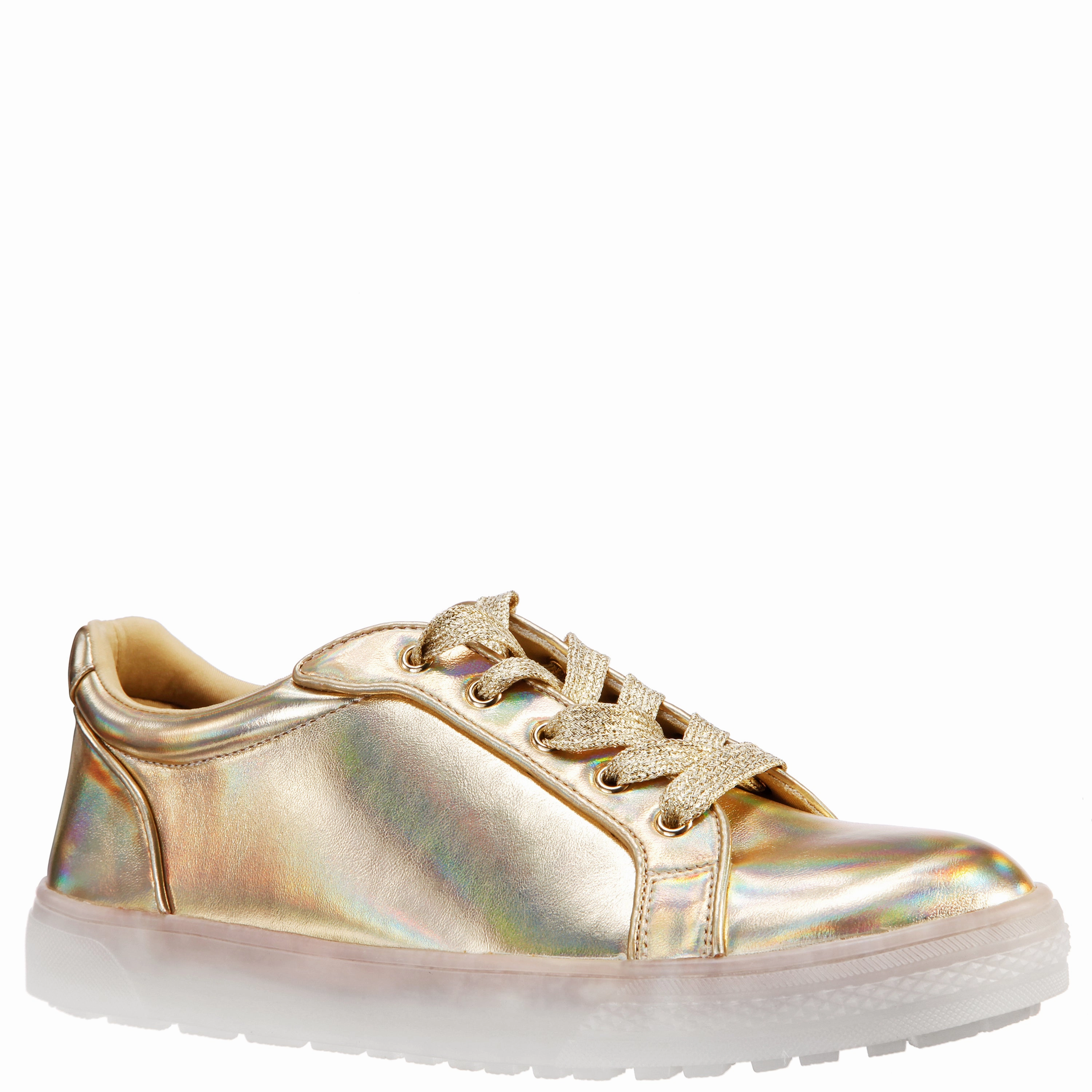 MANGO-GOLD PRISMATIC NAPPA PU Moist Guard Block Walk