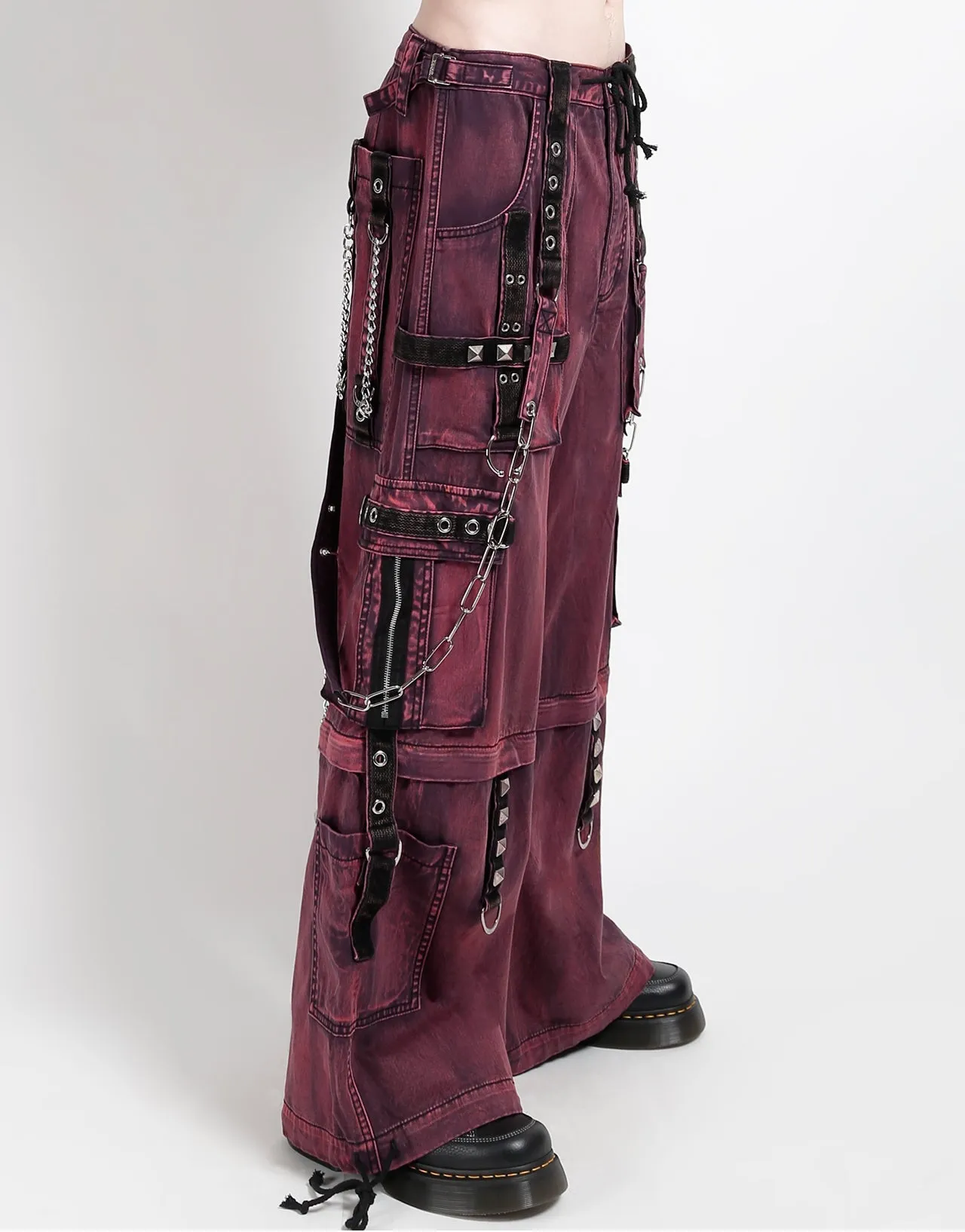 Soft Texture MEGA DARK STREET PANT PURPLE HAZE WASH