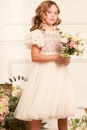 Posy Bodice Kids Dress EcoFriendly Dye Process
