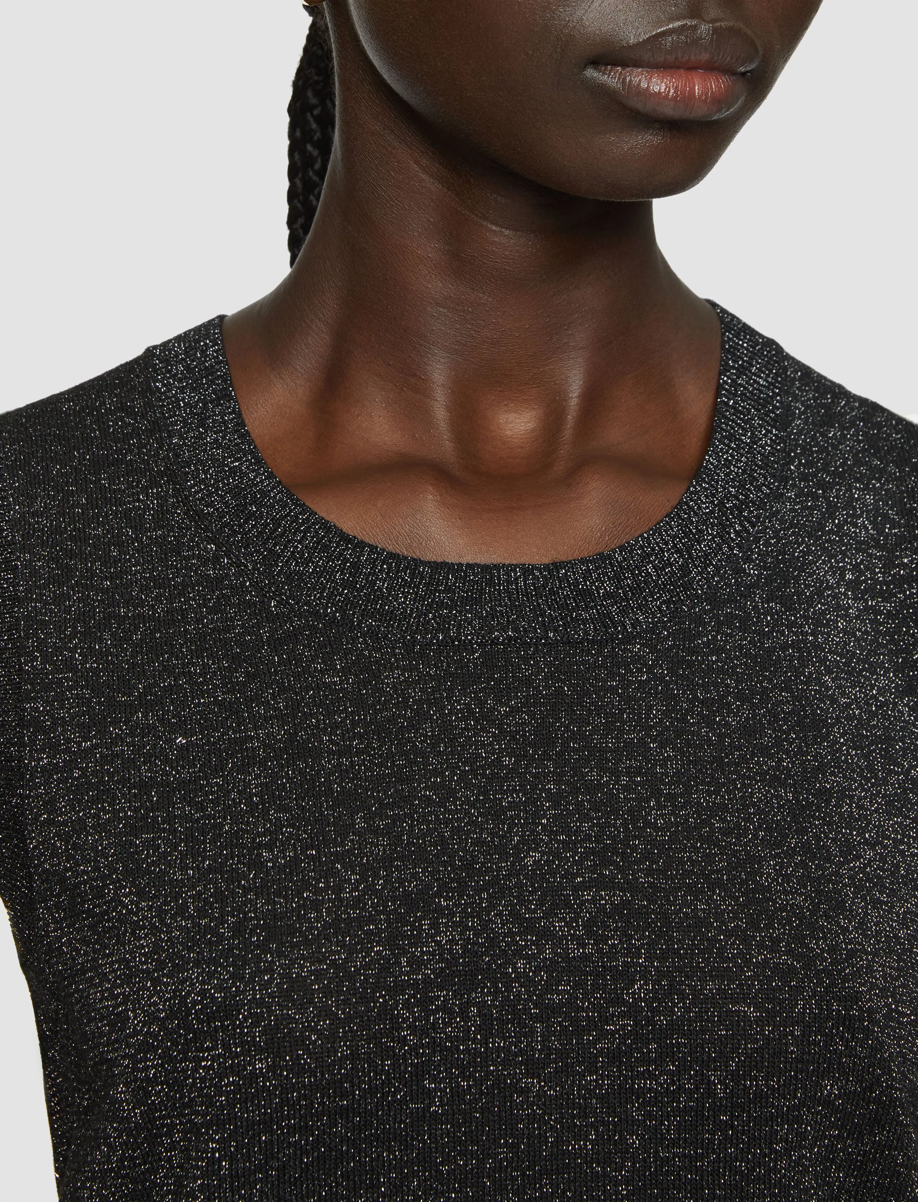 Lurex Knit Tank Top All Fit Look