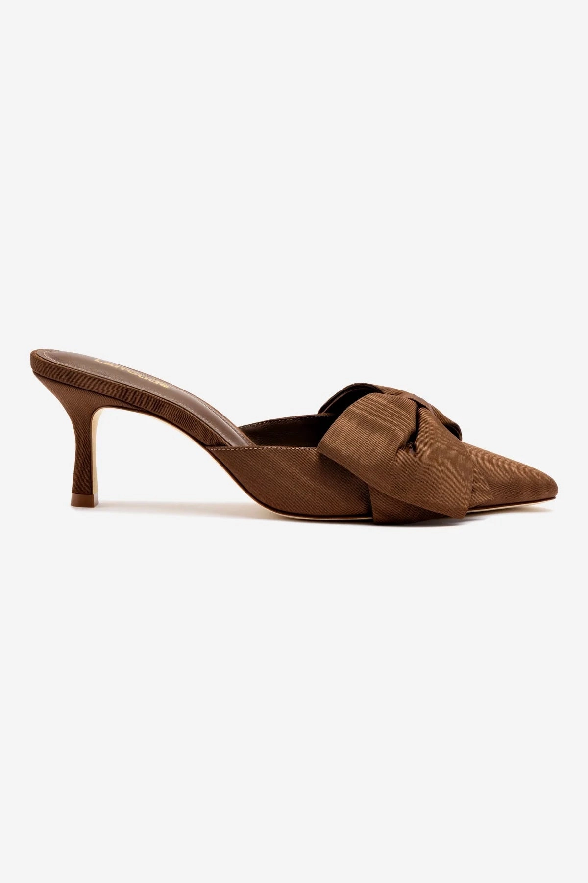 Microfiber Lining Lightweight EVA Material Mini Elle Pump In Cinnamon Fabric