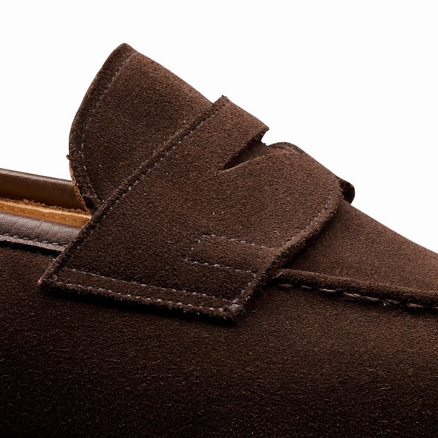 Leather Touch Bold Tone Sydney Dark Brown Suede
