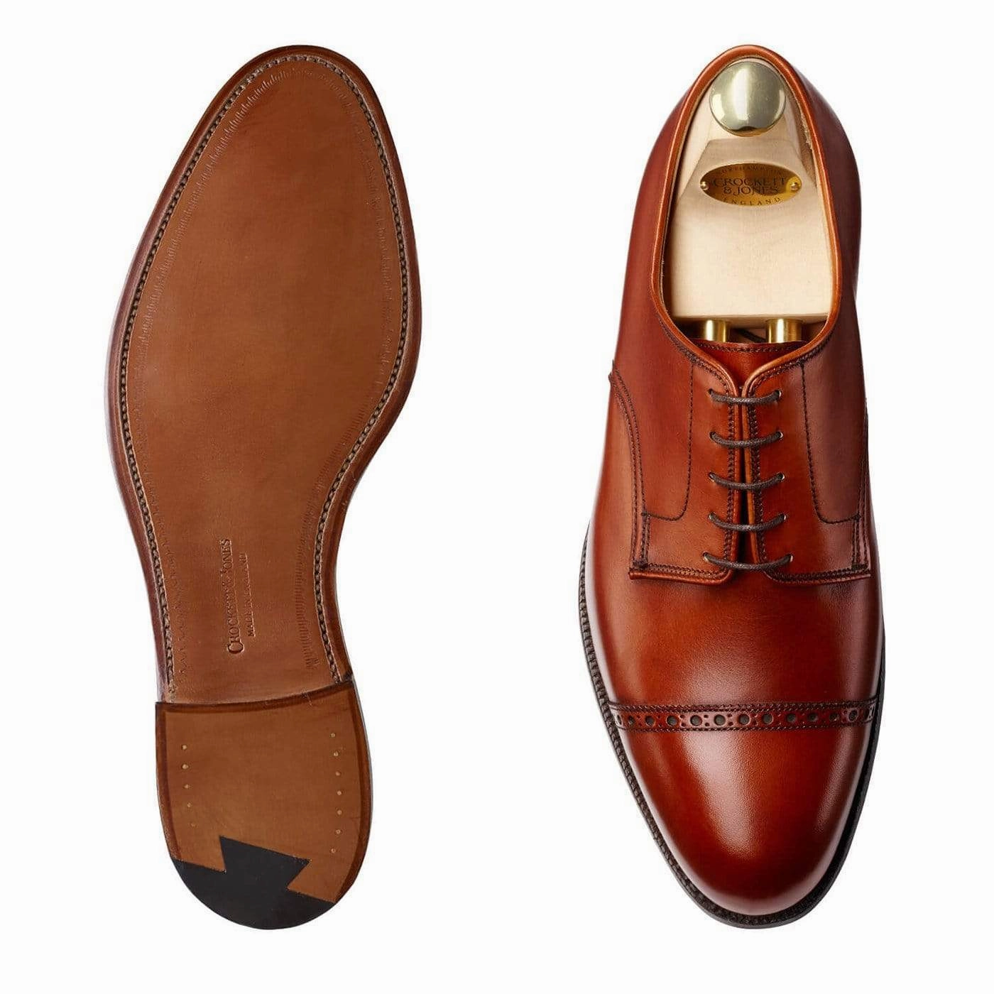 Comfort collar Muscle Aid Draycott 2 Chestnut Burnished Calf