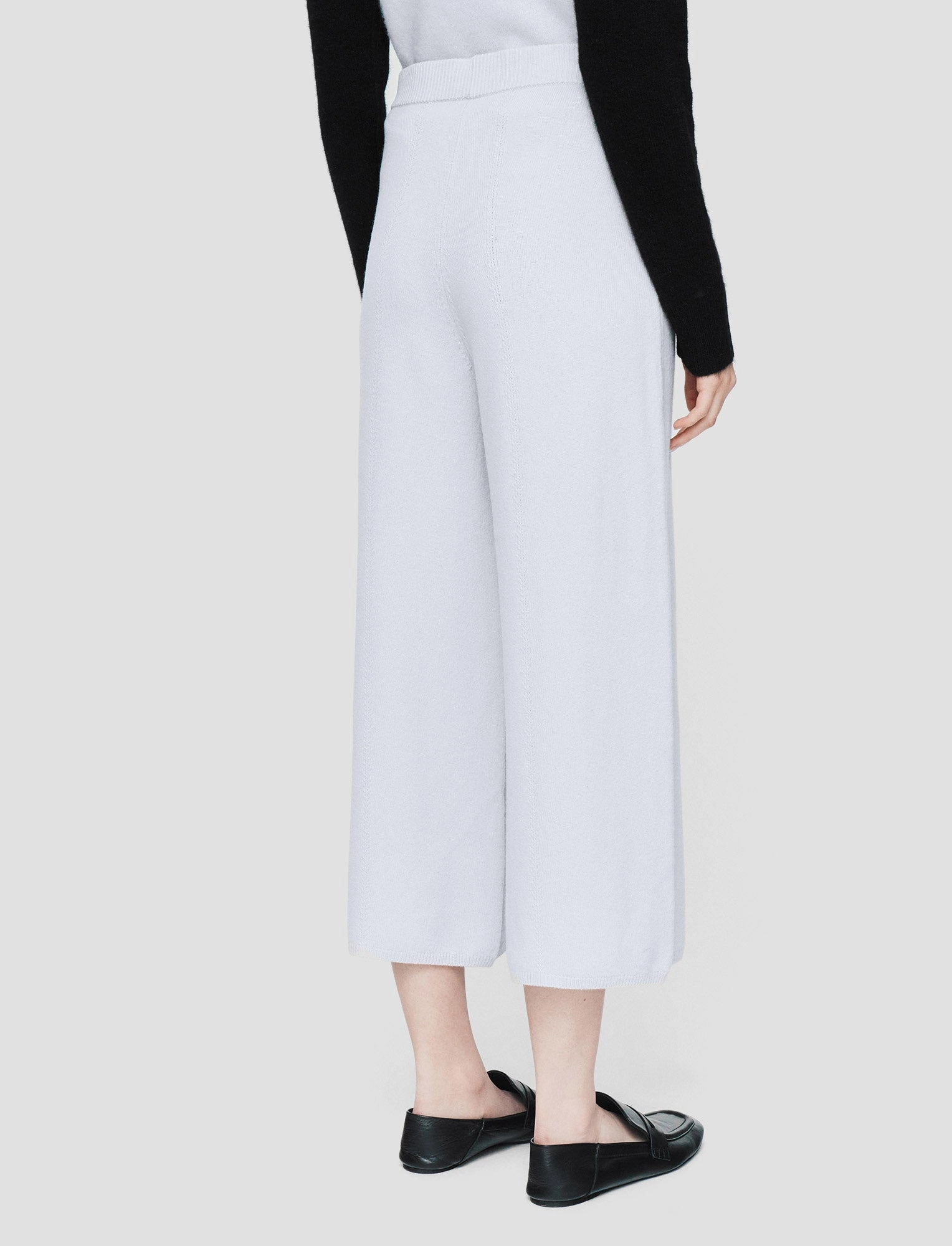 DropShoulder Design Soft Wool Culottes