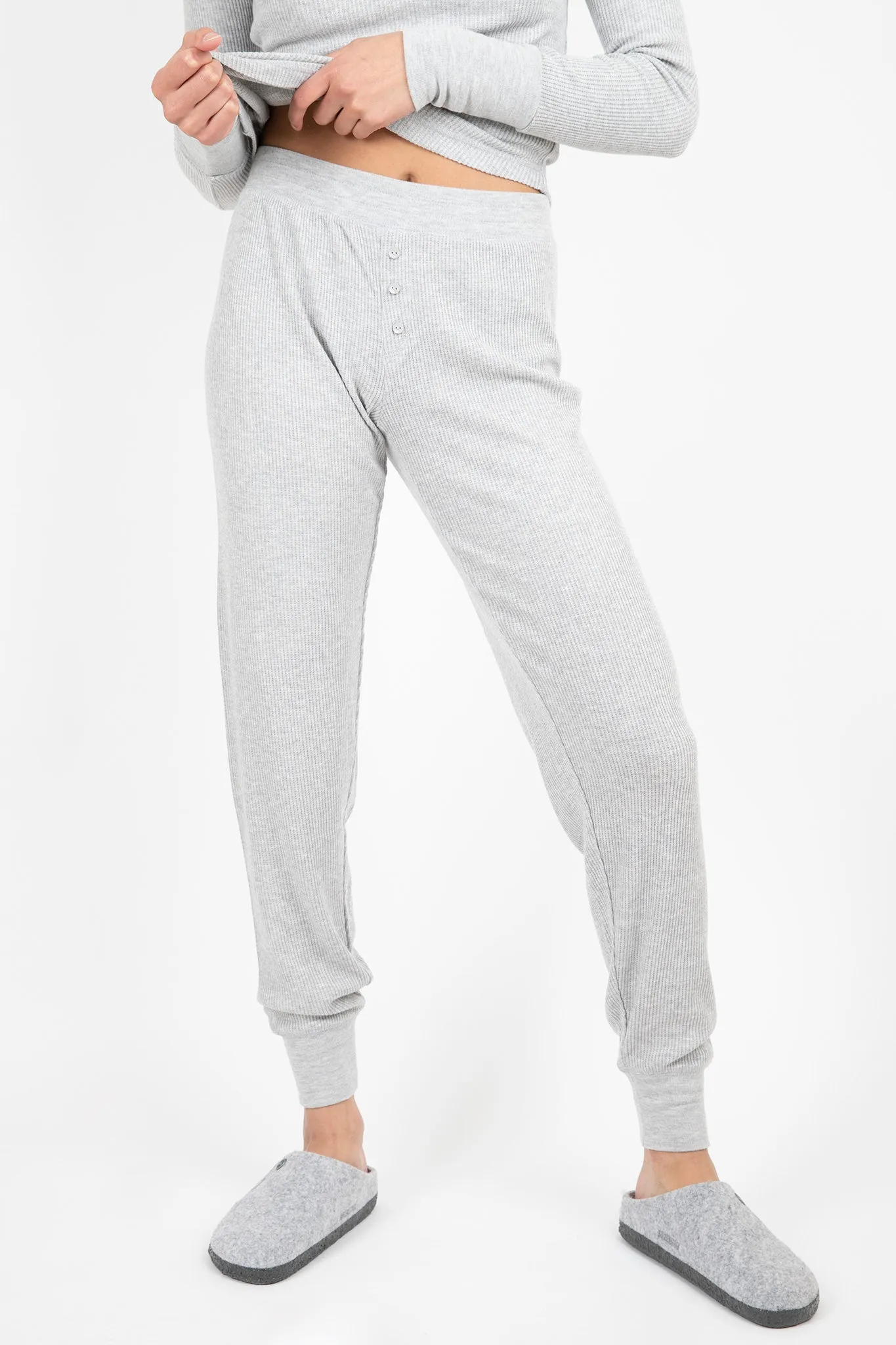 Soft Touch Texture Textured Essentials Banded Pant