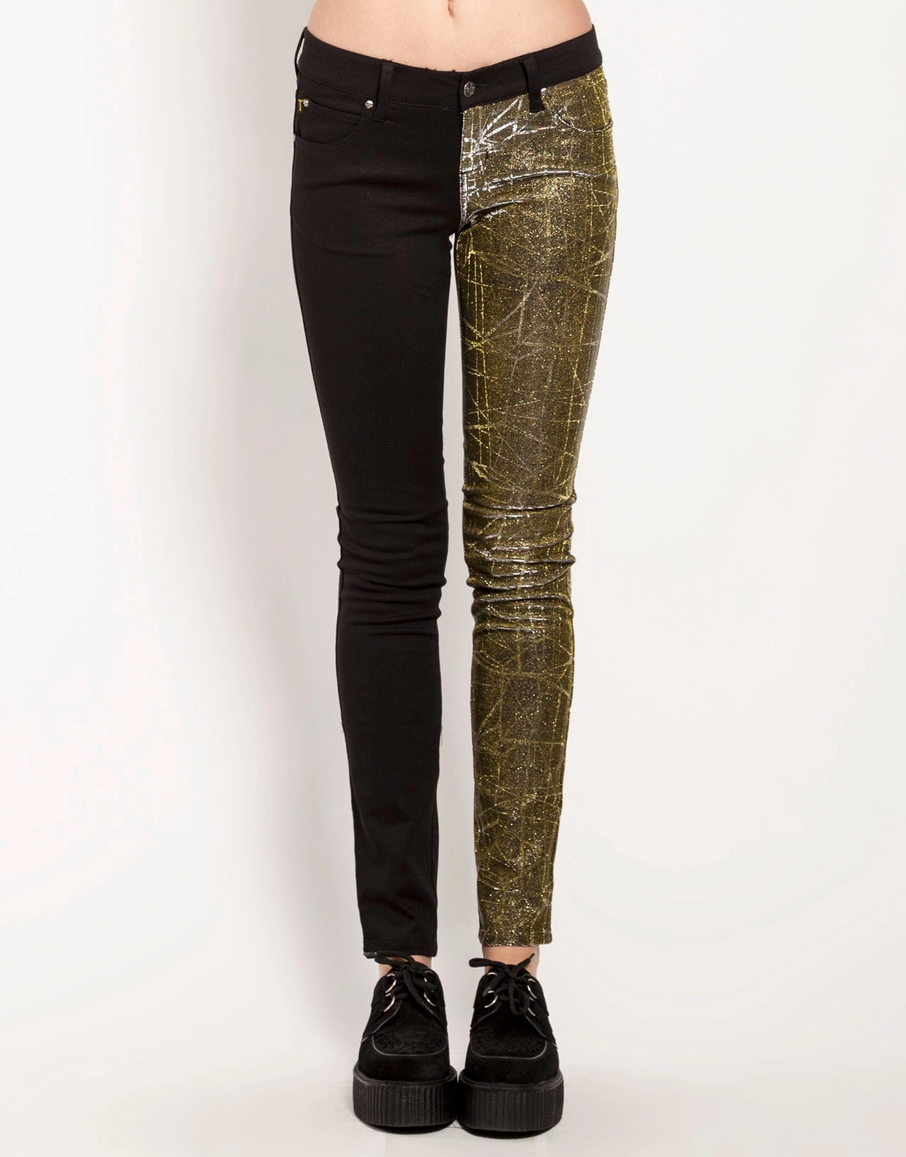 SPLIT SHINE JEAN GOLD Performance Ready