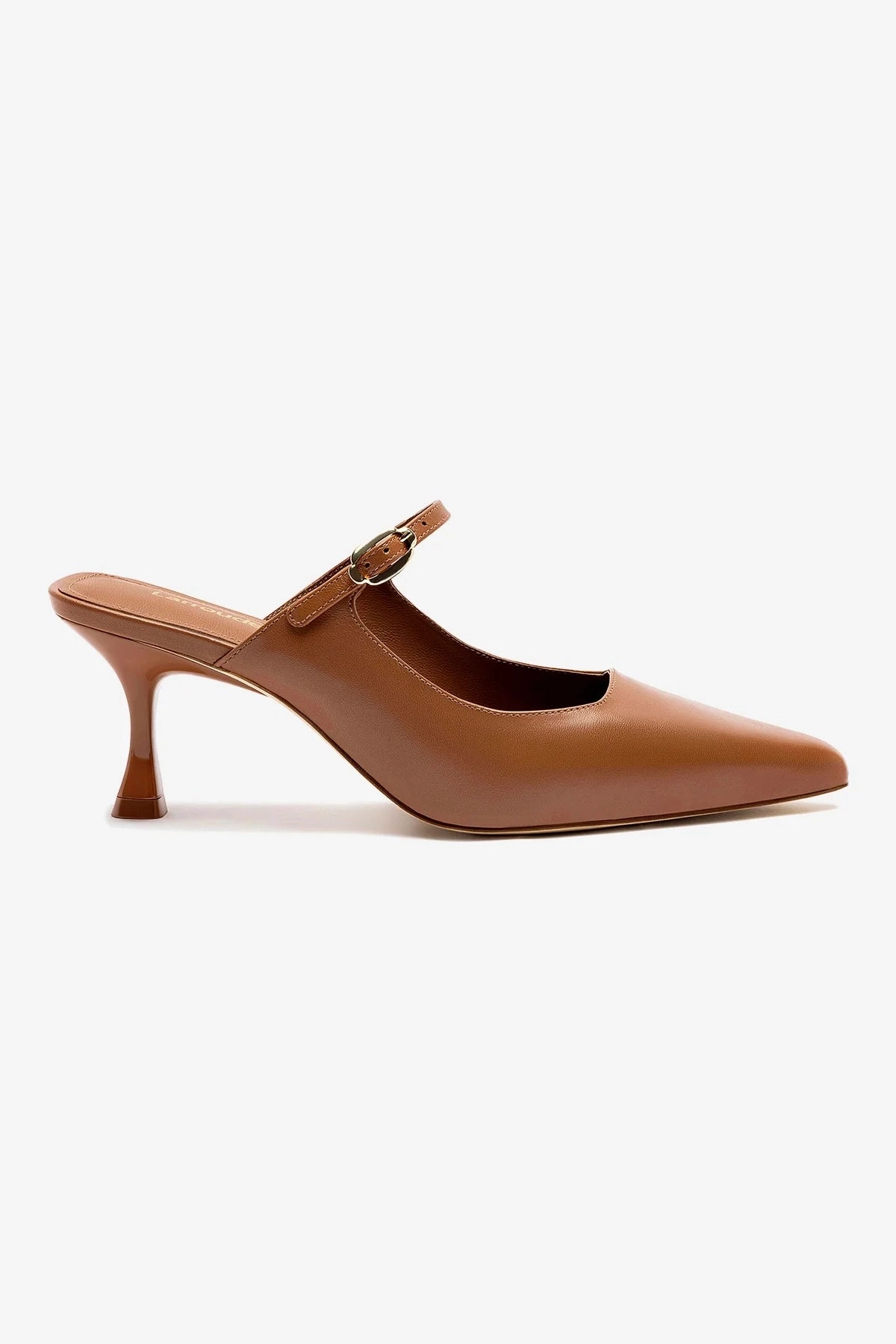 Family Time Dad Style Ines Mule In Caramel Leather