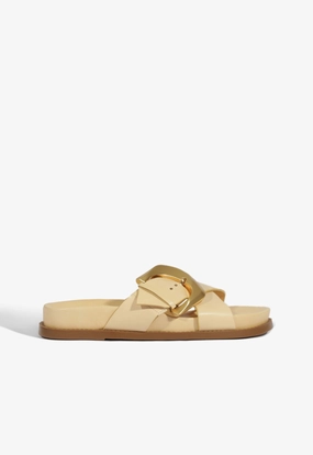 Seamless Fit Running Errands Arch Fit Lois Beige Sporty Sandal