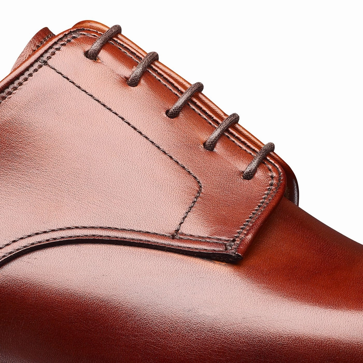 Bradford Chestnut Burnished Calf Thermoformed Heel Counter Soft Material