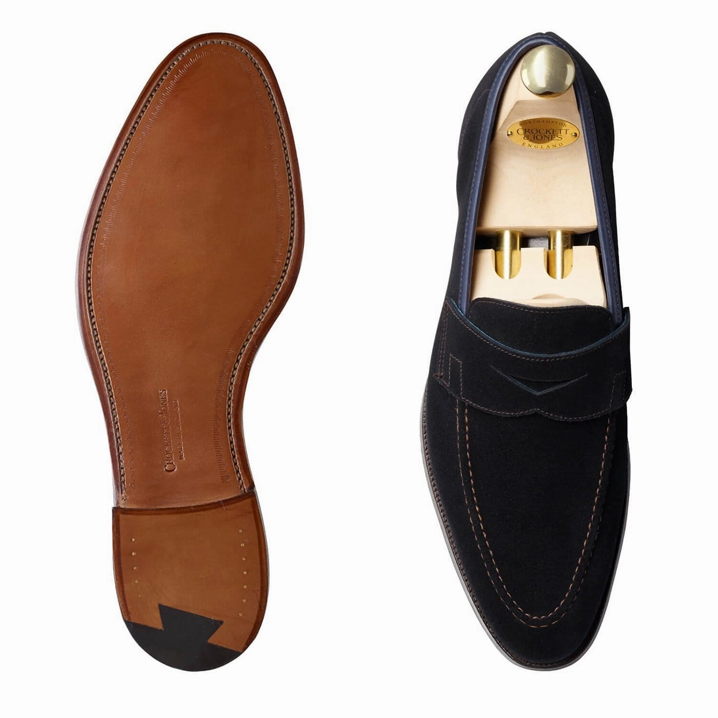 Teign Navy Suede Local Lane Music Street