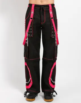 Reinforced Stitching Water resistant coating STEP CHAIN PANT PINK