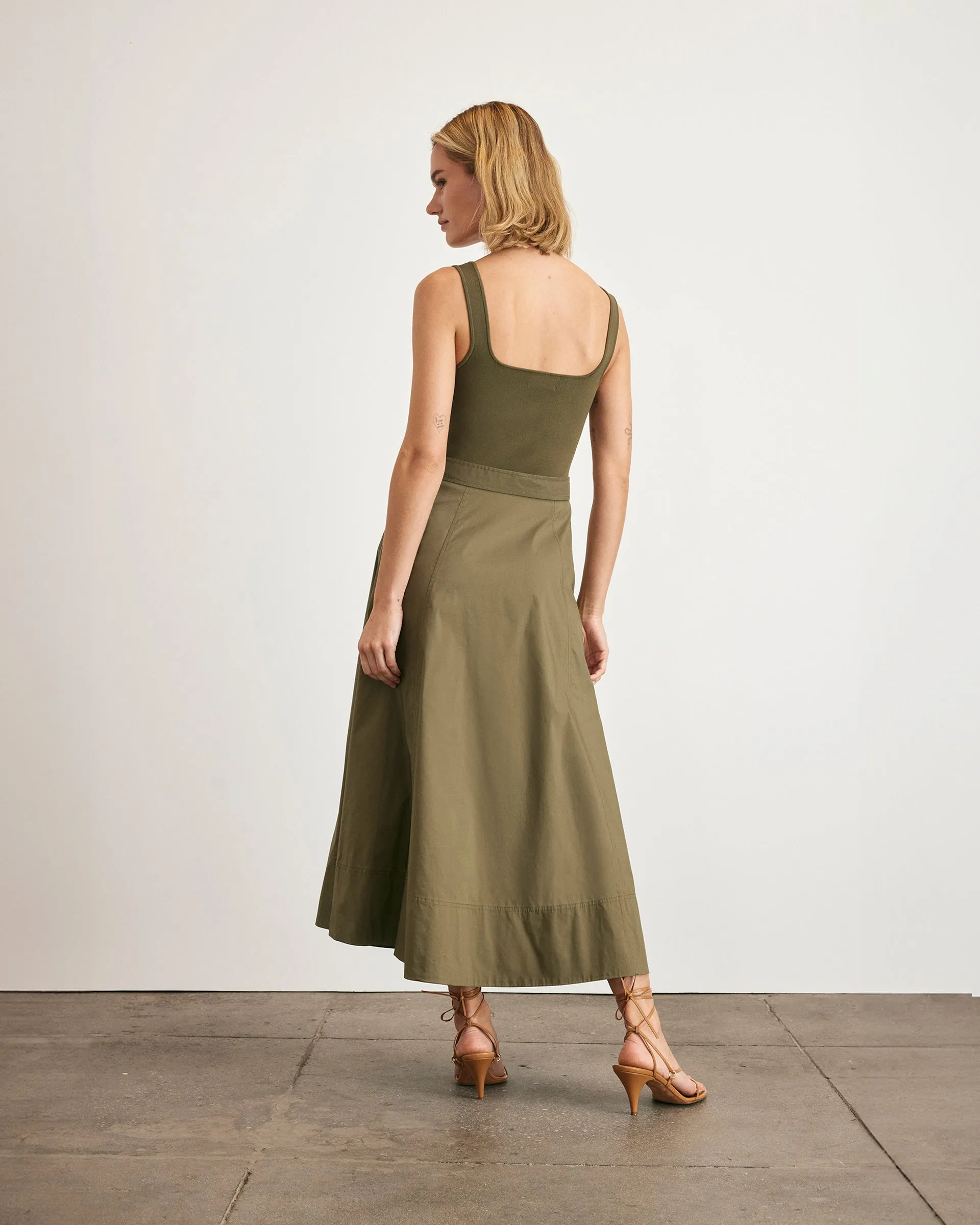 Carmen Dress Layered Ventilation Design