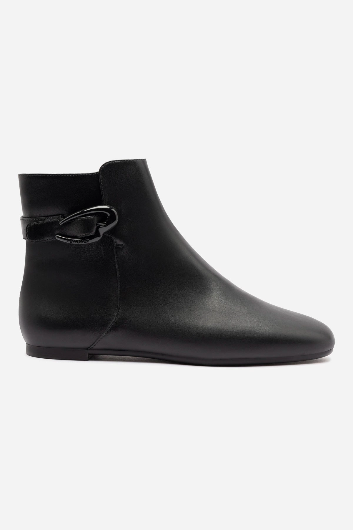 Block Walk Skin Soft Mini Verona Boot In Black Leather