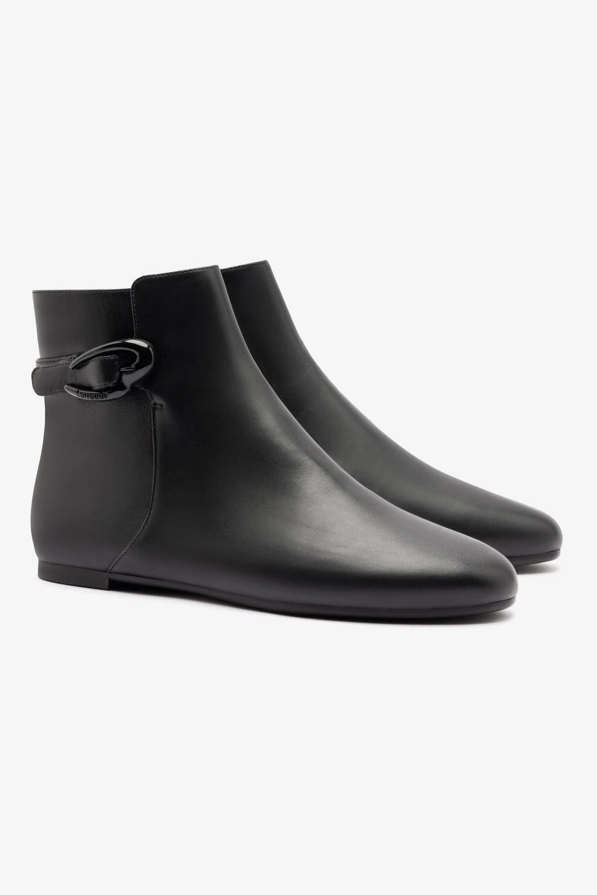 Mini Verona Boot In Black Leather Arch Support Technology