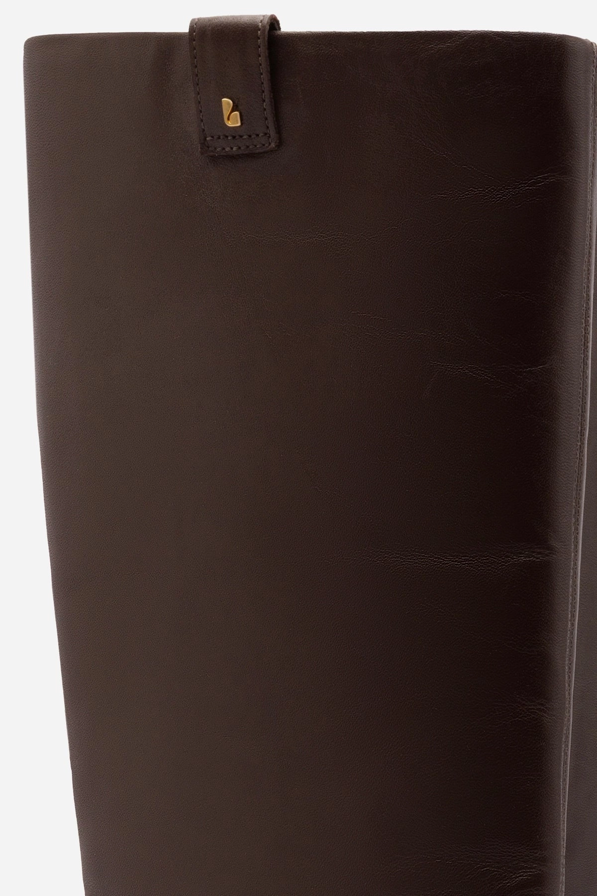 Soft Material Alexis Flat Boot In Brown Leather